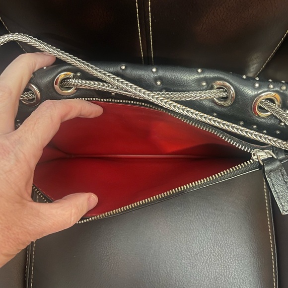 MCM Black Crossbody Bag with Silver Accents - Picture 7 of 9